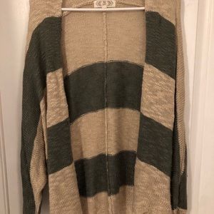 Striped cardigan